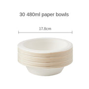 Cat Disposable Food Bowl Replaceable Portable Bowl Dog Feeders Cat Bowls Bowl Holder Eco-friendly Paper Bowl