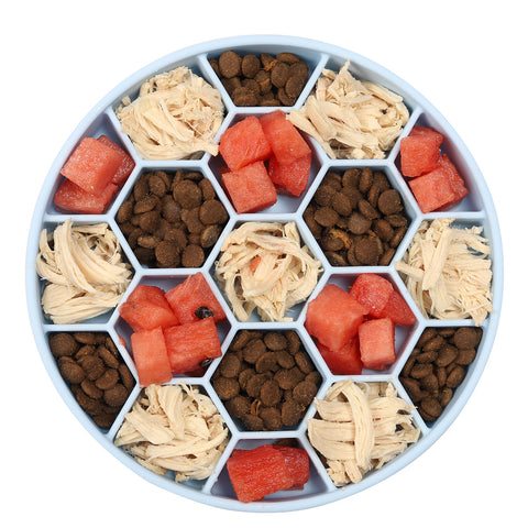 Honeycomb Pet Slow Food Bowl