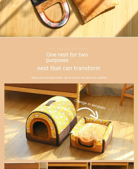 Cozy Pet Bed | Large Pet House