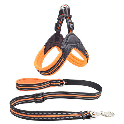 Pet chest harness traction rope set