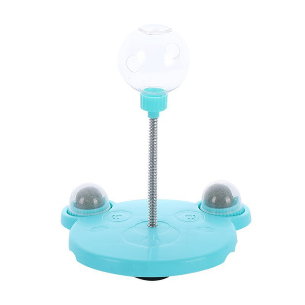 Pet Feeder Cat Toy Pets Leaking Food Ball Self-Playing Tumbler Funny Swing Feeder Puzzle Toys Playing Training Dispenser Bowl