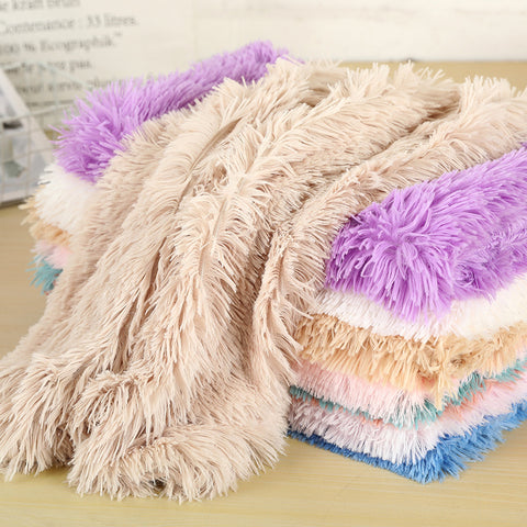 Soft Dog Bed Fluffy Plush | pet mat